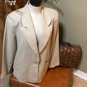 Willow Ridge | Cream One Button Blazer